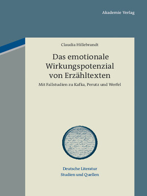 cover image of Das emotionale Wirkungspotenzial von Erzähltexten